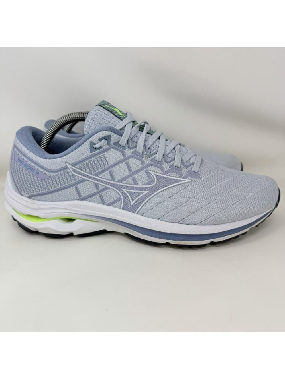 Mizuno Wave Inspire 18 Athletic Running Shoes Blue White Women’s Size 10.5